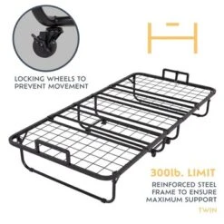 Hayward Heyward Folding Bed With Mattress For Adults, 5" Guest Bed Foldable 9 Hayward Heyward Folding Bed With Mattress For Adults, 5" Guest Bed Foldable -Baxton Studio Shop GUEST 679849ff 2050 4cb8 a841 fdcd6ba9eeea