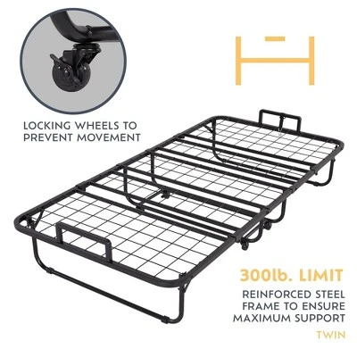 Hayward Heyward Folding Bed With Mattress For Adults, 5" Guest Bed Foldable 4 Hayward Heyward Folding Bed With Mattress For Adults, 5" Guest Bed Foldable - Image 4
