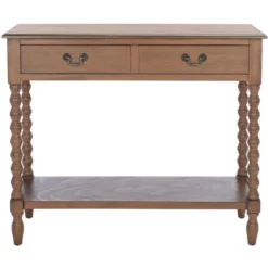 Athena 2 Drawer Console Table - Safavieh -Baxton Studio Shop GUEST 6807886a 7485 445e a340 7b91fb110f03