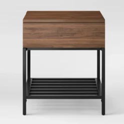 Loring End Table With Charging Station - Threshold™ -Baxton Studio Shop GUEST 68aaccfe 89a1 4bf9 bb49 ed89728eae42