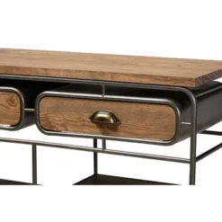 2 Drawer Grant Vintage Rustic Industrial Wood And Metal Kitchen Cart Brown/Black - Baxton Studio 12 2 Drawer Grant Vintage Rustic Industrial Wood And Metal Kitchen Cart Brown/Black - Baxton Studio -Baxton Studio Shop GUEST 693ba96f fbcc 4aab b1c5 fb1130bbf0fb