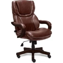 Big & Tall Executive Chair Redwood Leather - Serta -Baxton Studio Shop GUEST 695aff4e d072 45a0 9b52 ea435ecb5c6c