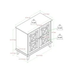 Versatile Fretwork Accent Storage Cabinet Blue - Saracina Home 9 Versatile Fretwork Accent Storage Cabinet Blue - Saracina Home -Baxton Studio Shop GUEST 697d5268 2e95 4a8c bba4 baa50dfae025