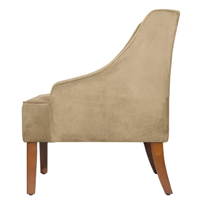 Velvet Swoop Armchair - HomePop 2 Velvet Swoop Armchair - HomePop - Image 2