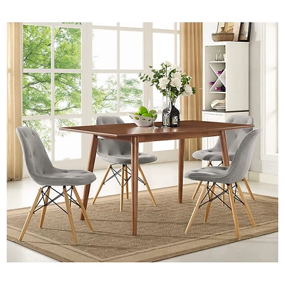 60" Mid-Century Rectangle Dining Table - Saracina Home 4 60" Mid-Century Rectangle Dining Table - Saracina Home - Image 4