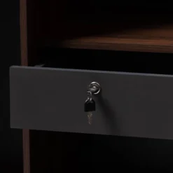 7 Shelf Wardrobe Rikke Two-Tone Wood Storage Cabinet Brown - Baxton Studio 14 7 Shelf Wardrobe Rikke Two-Tone Wood Storage Cabinet Brown - Baxton Studio -Baxton Studio Shop GUEST 6b114e75 e0d7 423d a385 41ecc66d6803