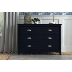 Carter's By DaVinci Nolan 6-Drawer Double Dresser -Baxton Studio Shop GUEST 6b8b41a4 8384 462a a8f1 e7577dd3a51c