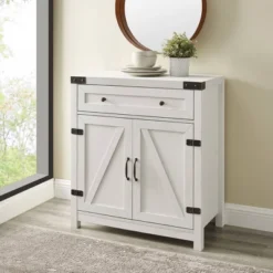 Clarabelle Rustic Farmhouse Barn Door Accent Cabinet - Saracina Home -Baxton Studio Shop GUEST 6c103768 a54e 40a3 9506 75e3ec77e2f5