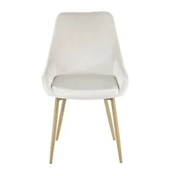 Set Of 2 Diana Contemporary Chairs Cream Velvet - LumiSource -Baxton Studio Shop GUEST 6d9c89e8 792c 4879 a543 01659a9742aa