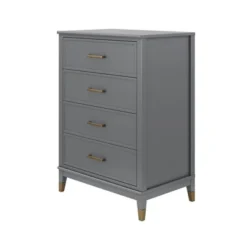 Westerleigh 4 Drawer Dresser Gray - CosmoLiving By Cosmopolitan -Baxton Studio Shop GUEST 6db36129 a77c 4ef8 9e88 210053c8c191