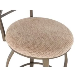 3pc Carter Swivel Dining Sets Metal/Tan/Cherry - Powell Company -Baxton Studio Shop GUEST 6e4ee784 ee68 453b 8542 d8863c316ccc