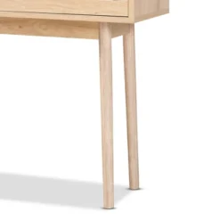 Baird Wood And Rattan 2 Drawer Console Table Brown - Baxton Studio -Baxton Studio Shop GUEST 6eb05792 c461 47b8 a8a1 689cdb7cbe91