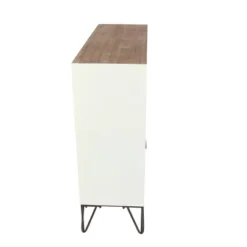 Wood And Metal 7 Drawer Buffet White/Black - Olivia & May 24 Wood And Metal 7 Drawer Buffet White/Black - Olivia & May -Baxton Studio Shop GUEST 6ee32070 5dca 4551 a310 0624fea374a0