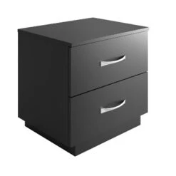 Hamilton Modern 2 Drawer Pedestal Base Nightstand - Boyd Sleep Eco Dream -Baxton Studio Shop GUEST 6f000912 8f8a 49df 8400 0b714d13e74a