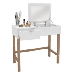 Aspen Pull Top Vanity White - Polifurniture -Baxton Studio Shop GUEST 6f09e137 b301 4a4d ad91 2972460cd31a