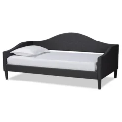 Twin Milligan Upholstered And Wood Daybed - Baxton Studio -Baxton Studio Shop GUEST 6fad18f6 b0bf 423a 9874 741f8ea5924b
