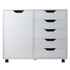 Halifax 5 Drawer 1 Side Cabinet - Winsome