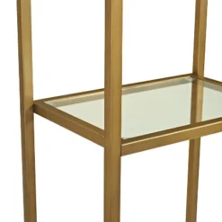 3pc Aimee Desk And Etagere Set Soft Gold - Crosley -Baxton Studio Shop GUEST 70ed153a 8156 4274 a723 767458a8c678