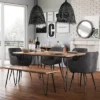 66"x40" Moreno Dining Table Natural - WyndenHall