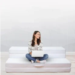 Cheer Collection 6" Memory Foam Folding Mattress -Baxton Studio Shop GUEST 71142366 9175 4860 8776 6e1b636cfb8a