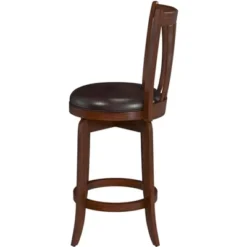 25.5" Savana Swivel Counter Height Barstool Cherry/Black - Hillsdale Furniture 17 25.5" Savana Swivel Counter Height Barstool Cherry/Black - Hillsdale Furniture -Baxton Studio Shop GUEST 71189f6e 4a3c 47f4 a253 9cc9b860d068