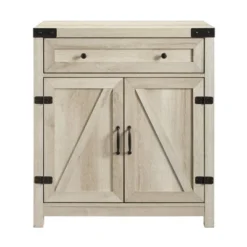 Clarabelle Rustic Farmhouse Barn Door Accent Cabinet - Saracina Home -Baxton Studio Shop GUEST 713ae4d0 858a 4fc3 8b2d 6512862d084e