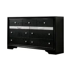 3pc Whether By Bed Nightstand And Dresser Set Black - MiBasics -Baxton Studio Shop GUEST 71b05dec 97d2 4c36 b5bc f044adfa000c