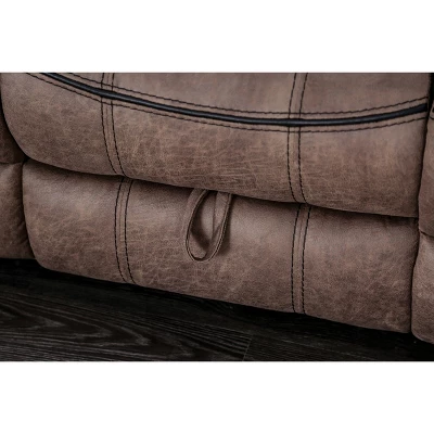 Turner Loveseat Basic Brown - HOMES: Inside + Out 3 Turner Loveseat Basic Brown - HOMES: Inside + Out - Image 3