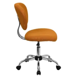 Emma And Oliver Mid-Back Mesh Padded Swivel Task Office Chair With Chrome Base -Baxton Studio Shop GUEST 71f87429 fa06 4382 9946 c51a82f40b8c
