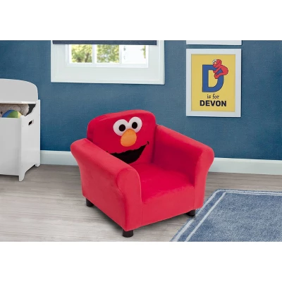 Sesame Street Elmo Upholstered Chair - Delta Children 3 Sesame Street Elmo Upholstered Chair - Delta Children - Image 3