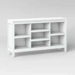 32" Carson Horizontal Bookcase With Adjustable Shelves - Threshold 12 32" Carson Horizontal Bookcase With Adjustable Shelves - Threshold -Baxton Studio Shop GUEST 726ea60c b0c0 4b2d 8f39 033447e1a2ba