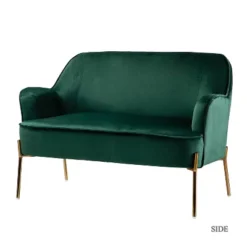 Aida Loveseat Sofa | Karat Home -Baxton Studio Shop GUEST 73ced1aa ada0 4953 8c09 342f9075c95b