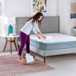 Linenspa Essentials 8" Spring & Memory Foam Hybrid Mattress -Baxton Studio Shop GUEST 73fa4b62 b6e3 4dc8 aae1 5ac41b84a3f2