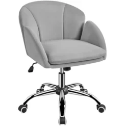 Yaheetech Modern Swivel Rolling Desk Chair With Armrests For Home Office 22 Yaheetech Modern Swivel Rolling Desk Chair With Armrests For Home Office -Baxton Studio Shop GUEST 7449390c b0a1 4140 86d2 323de6878ace