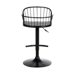 Edward Adjustable Metal Barstool - Armen Living -Baxton Studio Shop GUEST 74b94c3c f7d7 475c b1b4 8e97e5dc9673