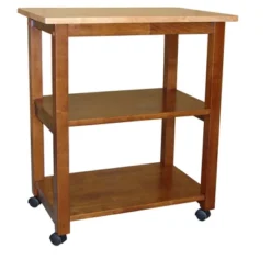 Addison Microwave Cart - International Concepts -Baxton Studio Shop GUEST 759e072c 40ef 4f0f 8cf6 2edd3481d85c