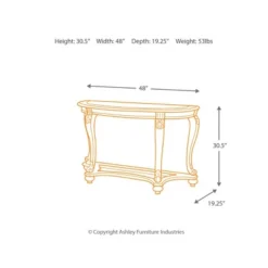 Norcastle Sofa Console Table Dark Brown - Signature Design By Ashley -Baxton Studio Shop GUEST 760e4a0c 670c 482d afa5 eabb33f4799e