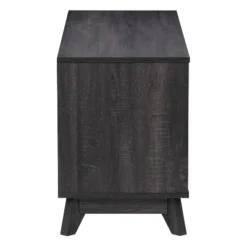 Hollywood Wood Grain TV Stand For TVs Up To 55" With Drawers Dark Gray - CorLiving -Baxton Studio Shop GUEST 76749d3a d047 48f2 91bc 61d651abe745