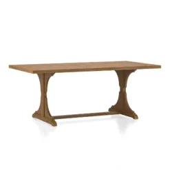 76" Strasbourg Rectangular Dining Table - HOMES: Inside + Out -Baxton Studio Shop GUEST 76be078d b7f1 4b96 899b 9fcbcc7a8418