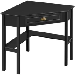 Yaheetech Corner Computer Desk Workstation MDF Desktop Pine Legs For Home&Office -Baxton Studio Shop GUEST 7767507a 82de 493d 9892 c0f3415c343a