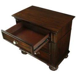 3pc California King Pennings Traditional Bed Set And Nightstand With Chest Dark Walnut - HOMES: Inside + Out -Baxton Studio Shop GUEST 777a0a43 a495 4a6f a37a 424db81a0f0c