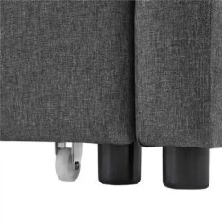 Yaheetech Convertible Sofa Loveseat With Pull-out Trundle Lounge-Dark Gray -Baxton Studio Shop GUEST 784c41a6 3642 4ea7 958a 9f0612bf9d0c