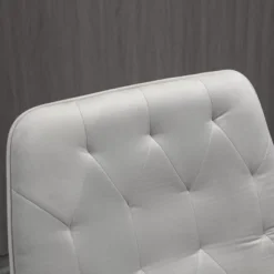 Vinsetto Mid-Back Tufted Velvet Fabric Home Office Desk Chair With Adjustable Height Swivel Adjustable Task Chair With Padded Armrests Light Gray 8 Vinsetto Mid-Back Tufted Velvet Fabric Home Office Desk Chair With Adjustable Height Swivel Adjustable Task Chair With Padded Armrests Light Gray -Baxton Studio Shop GUEST 78cc03dd c0af 43e3 8730 cd0bd75c1fbf