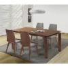 Treviso Mid-CenturyExtendable Dining Table Walnut - Armen Living