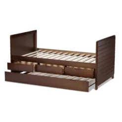 Twin Linna Modern And Contemporary Daybed With Trundle - Baxton Studio -Baxton Studio Shop GUEST 7b76c18c 5b71 474b 8514 ab3f086a1531