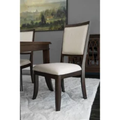 7pc Bristol Formal Wood Dining Set Brown - Abbyson Living -Baxton Studio Shop GUEST 7bf17781 9aef 401d 9205 6e13263acb3e