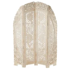 Eclectic Wood Room Divider Screen White - Olivia & May 37 Eclectic Wood Room Divider Screen White - Olivia & May -Baxton Studio Shop GUEST 7cbff0d6 7b08 4fac b182 c19b5bdd2c42