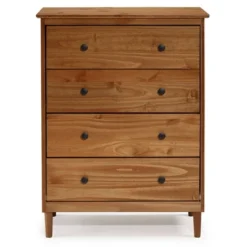 Stiva Classic Mid-Century Modern Vertical 4 Drawer Dresser - Saracina Home -Baxton Studio Shop GUEST 7d52ef34 1e46 4920 a3a1 34d91177eaef