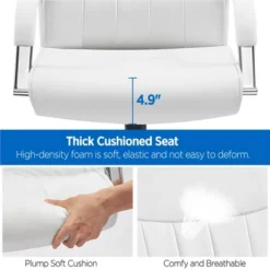 Yaheetech Office Chair Big And Tall Desk Chair Padded Armrests 15 Yaheetech Office Chair Big And Tall Desk Chair Padded Armrests -Baxton Studio Shop GUEST 7dac4ed4 3348 47c3 a34b a7b665d1ff85