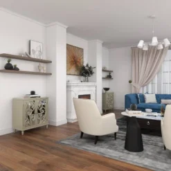 Glam Mirrored And Patterned Wood Cabinet Beige - Olivia & May -Baxton Studio Shop GUEST 800f9ad8 c71d 4e3a ab80 6c51d37bf46a